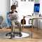Height-Adjustable Office Desk Chair with Universal Casters and Ergonomic Curved Backrest